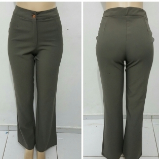 calça feminina de oxford